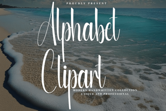 Alphabet Clipart: Testing a Luxury Display Font for Web Projects