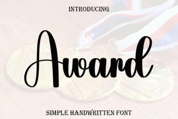 Award: A Script Font That Commands Attention, Not Apology