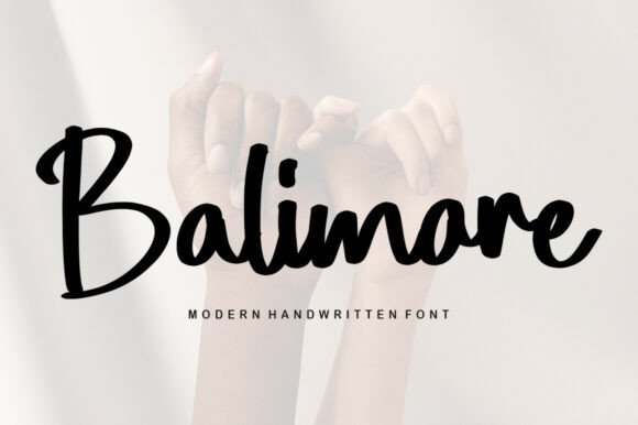 Balimore: An Elegantly Flowing Font for Modern Marketing