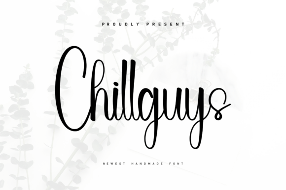Chillguys: A Handwritten Font for Warm Editorial Design