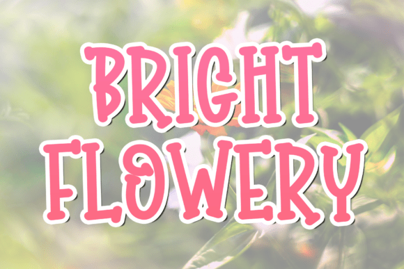 Elevate Your Brand with Bright Flowery: A Professional Script Font