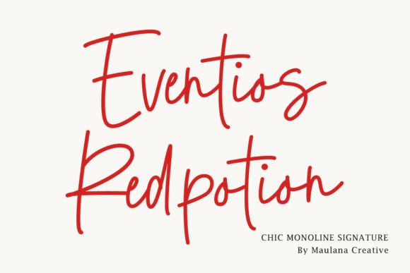 Finding Effortless Elegance: My Week with the Eventios Red Potion Font
