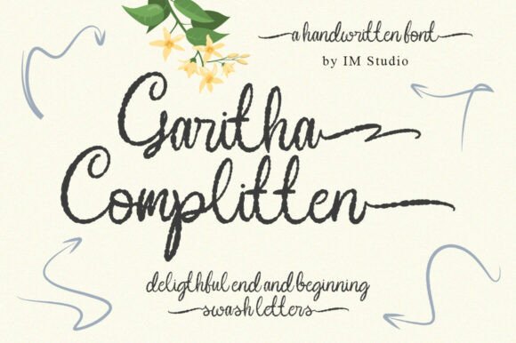 Garitha Complitten: The Font That Gives Your Brand a Handcrafted Soul