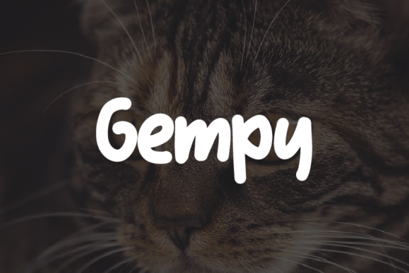 Gempy: A Modern Typeface for Crafters and Creators