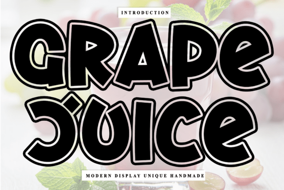 Grape Juice: A Handwritten Font for Handmade Business Success