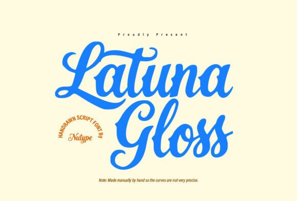 Latuna Gloss: A Script Font for Editorial Character