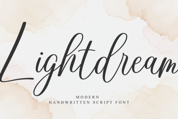 Lightdream Font: Modern Handwritten Elegance for Web Design