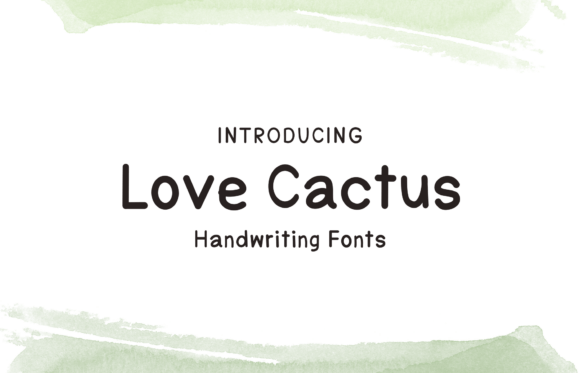 Love Cactus Font in Editorial Design: A Quiet Experiment
