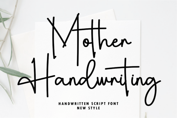 Mother Handwriting Font in Real Campaign Design