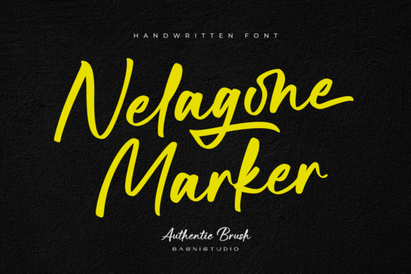 Nelagone Marker: The Casual Font That Strengthens Your Brand