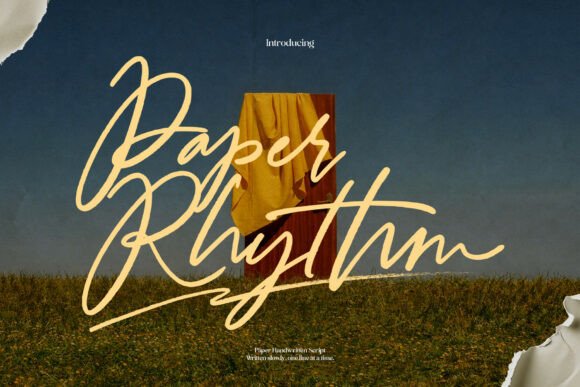 Paper Rhythm Font: Finding Quiet Inspiration for a Modern Brand