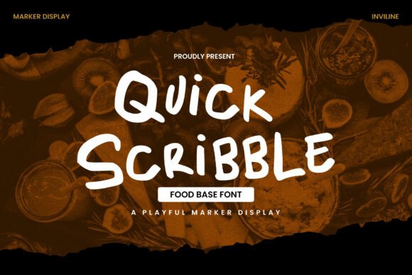 Quick Scribble: A Marker Display Font for Dynamic Editorial Design