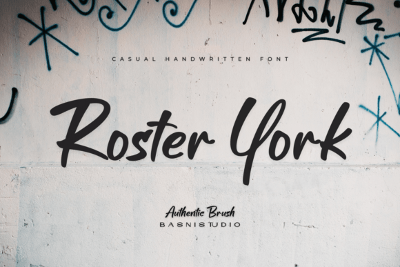 Roster York Font: Adding Authentic Brushwork to Digital Layouts