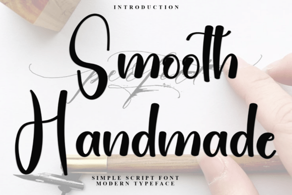 Smooth Handmade Font: The Versatile Branding Tool for Authentic Businesses