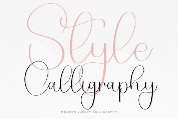 Style Calligraphy: A Typeface That Evokes Enchantment