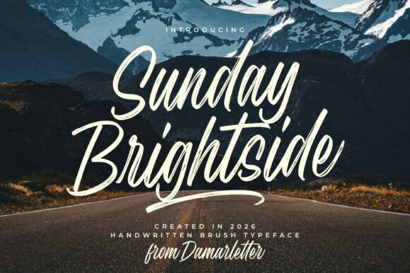 Sunday Brightside: A Font for Brands That Feel Handmade and Happy