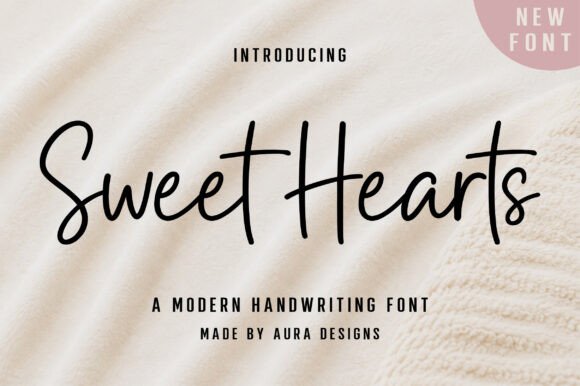 Sweet Hearts: A Modern Script Font for Editorial Softness