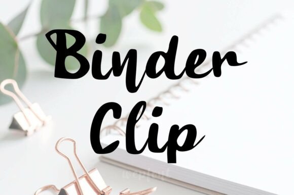The Craft Seller's Guide to the Binder Clip Typeface