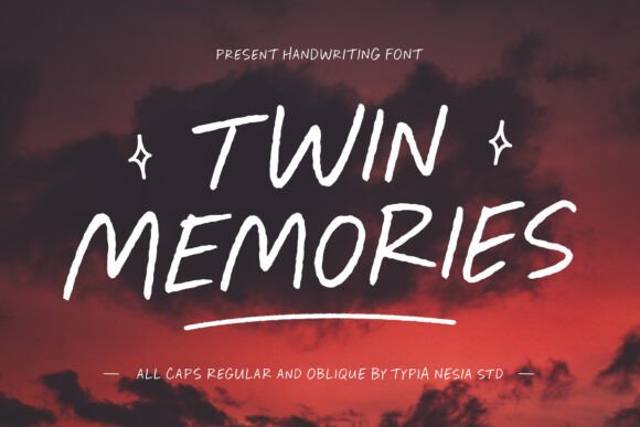 Twin Memories Font: A Marker-Style Companion for Creative Makers